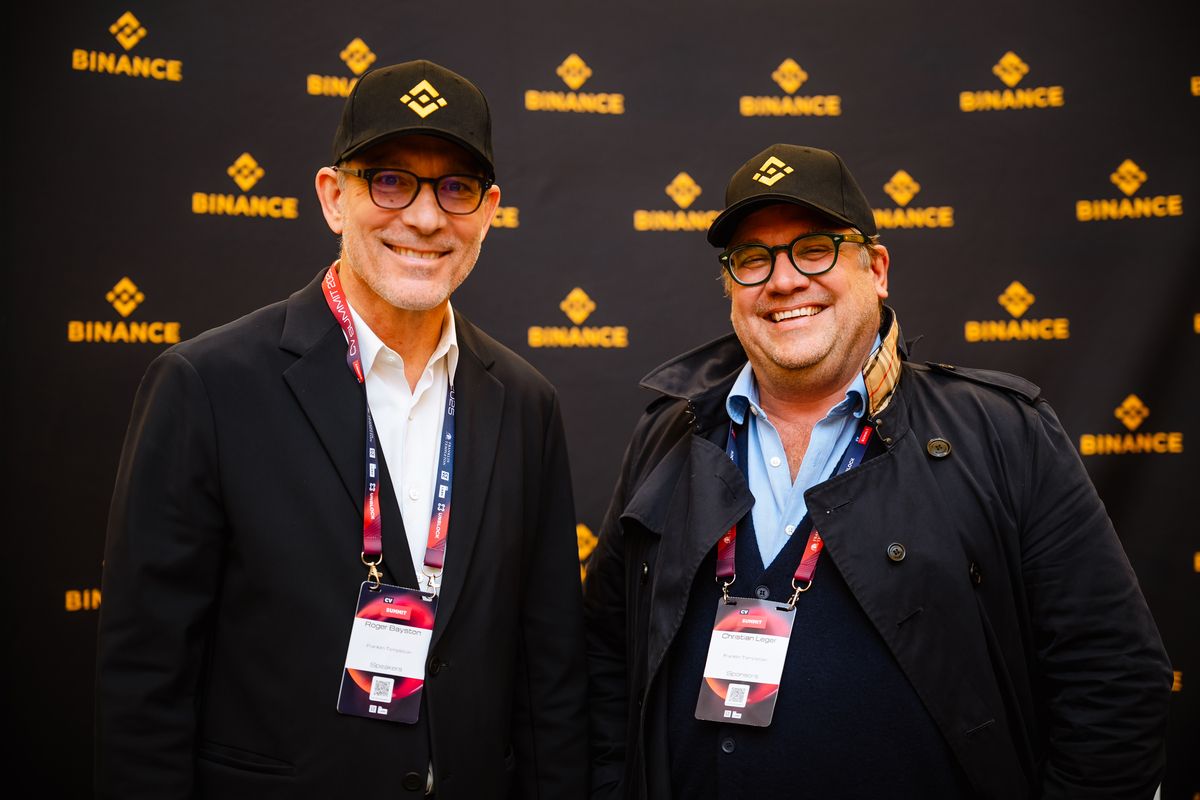 CVSummit25_Roger Bayston and Christian Leger of Franklin Templeton at Binance Networking.jpg
