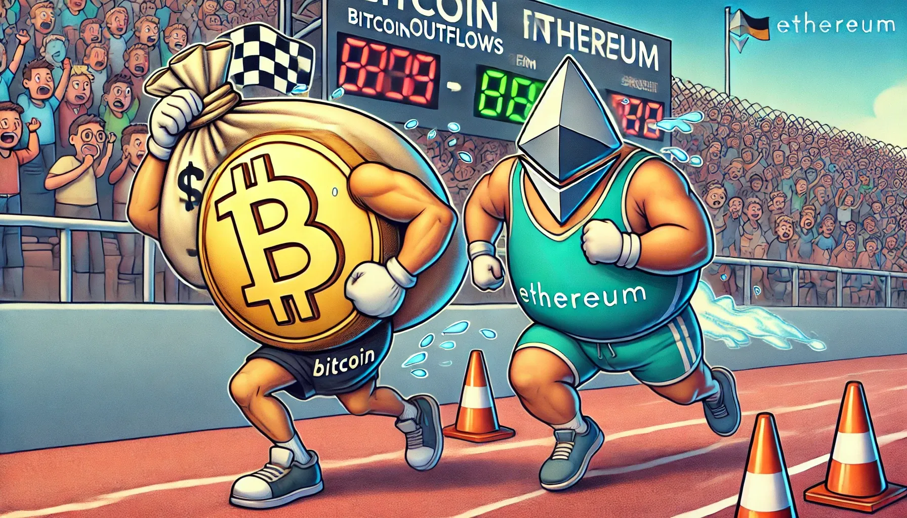 Les ETF Bitcoin subissent de fortes pertes alors que les ETF Ether gagnent du terrain