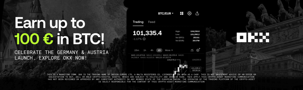 OKX Promo Extended: Get 100€ in Bitcoin for Doing SIMPLE TASKS