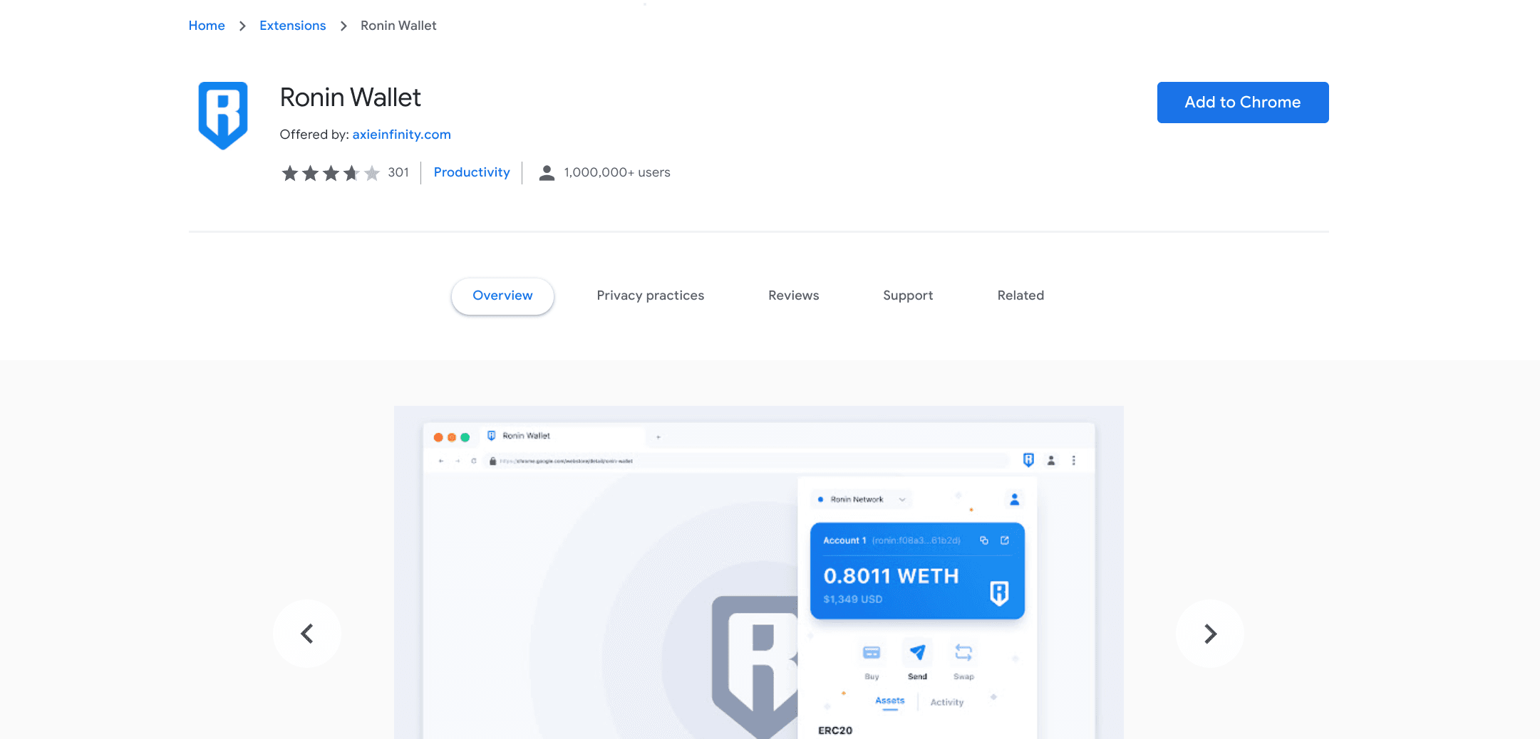How to install Ronin wallet