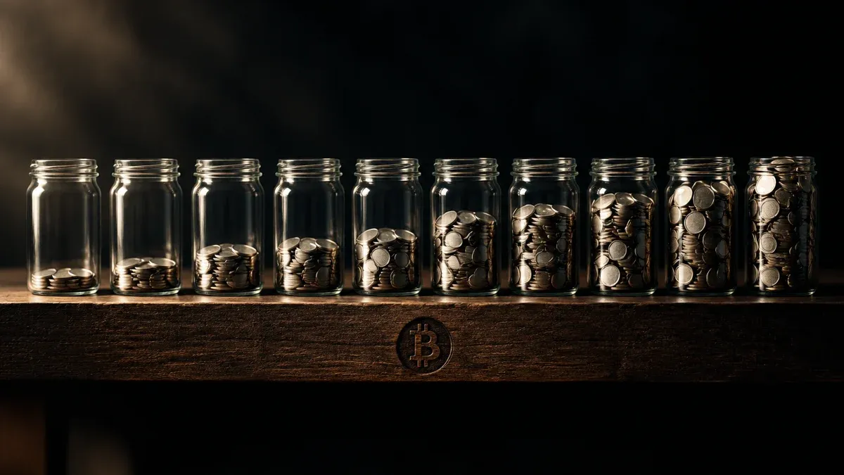 50 euros a month in Bitcoin, 118 instalments since 2017: savings plan vs lump sum
